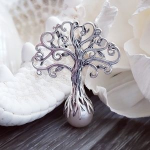 Sterling Silver Tree Of Life Necklace